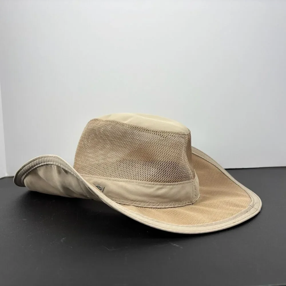 Conner Hat Airflow Safari Hat M Tan Organic Cotton Mesh Unisex UPF 50 Packable
